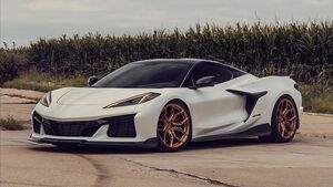 Chevrolet Corvette Z06 удивил новым образом на бронзовых дисках