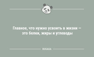 Свежий сборник анекдотов: «Главное, что нужно усвоить в жизни…» (10 шт)