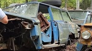 Редкий Jeep Wagoneer 1963 года найден на заброшенной автосвалке