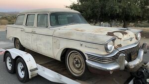 Редчайший универсал Studebaker Provincial 1957 года найден в сарае и нуждается в реставрации