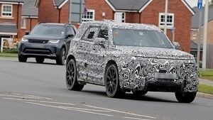 Прототип электрического Land Rover Defender Sport замечен на тестах с Discovery