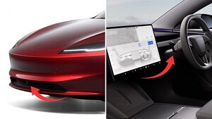 Tesla Model 3 обновилась: возвращен рычаг поворотников и добавлена камера в бампере