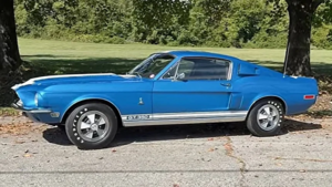 Редкий Shelby Mustang GT350 1968 года с уникальным цветом и оригинальным салоном