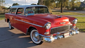 Редкий Chevrolet Nomad 1955 года сохранился в оригинале и оснащен топовым мотором