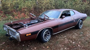 Редкий Dodge Charger 1973 года ожил после десятилетий простоя в сарае