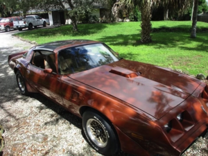 Редкий Pontiac Trans Am 1980 года сохранил уникальный бронзовый окрас без реставрации