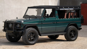 Редкий армейский Mercedes G-Class 1993 года превратили в длиннобазный кабриолет
