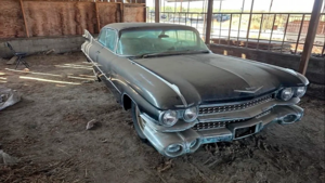 Редкий Cadillac 1959 года нашли в сарае спустя десятилетия простоя без движения