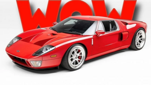 Редкий Ford GT первого поколения с доработками стал мечтой коллекционеров к Новому году