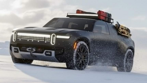 Неофициальный концепт Rivian R1TX: зимний стиль и приключения в каждом изгибе
