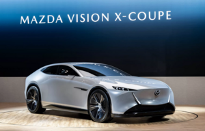 Гибридный концепт Mazda Vision X-Coupe с роторным двигателем и запасом хода 160 км