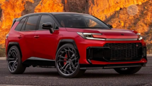 Toyota RAV4 GR Sport 2026: новая подвеска и свежий дизайн колес в цифровом рендере