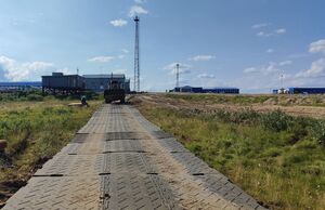 На Крайнем Севере испытали дорожные плиты из переработанных шин