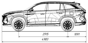 Новый флагманский кроссовер Москвич М90 сертифицирован для российского рынка