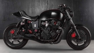 Honda CB750 Black Belt: кастом в красно-черном стиле от португальских мастеров