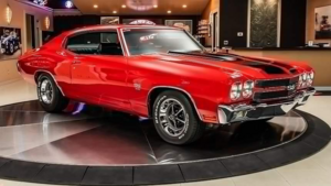 Легендарный Chevrolet Chevelle SS 1970 года: рестомод в ярко-красном цвете с мощным V8