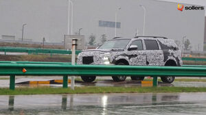 Новый рамный внедорожник Sollers для России впервые заметили на тестах