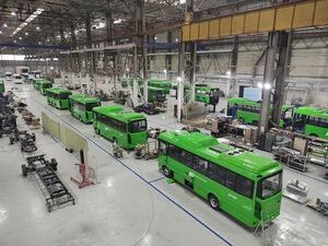 В Ульяновске стартовало серийное производство новых низкопольных автобусов СИМАЗ