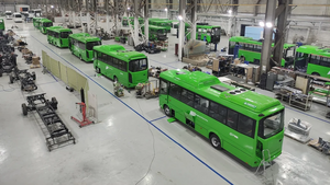 В Ульяновске стартовал выпуск нового автобуса СИМАЗ-4282 на газе