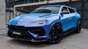 Lamborghini Urus S в яркой пленке и с карбоновым обвесом от Larte Design