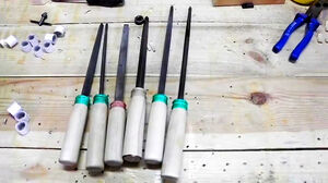 Крепкие ручки для напильников при помощи пластиковой бутылки своими руками