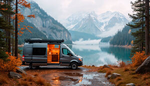 Как превратить бюджетный фургон в зимний кемпер своими руками: советы начинающим