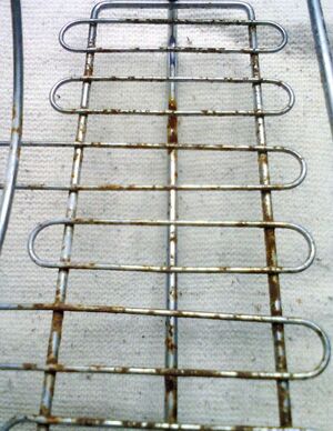 Убрать ржавчину с сушки для посуды своими руками