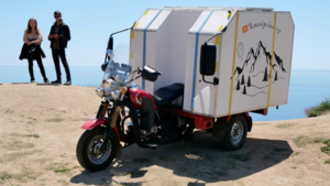 Как молодой инженер из Кунгура построил автодом на базе трицикла и отправился в путешествие