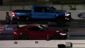 Ram 1500 TRX и Toyota Supra устроили дуэль на дрэг-стрипе: результат удивил всех