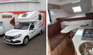 Компактный автодом на базе Lada Granta FL на рынке России