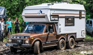 Уникальный автодом на базе Lada 4x4 из Германии удивил оснащением