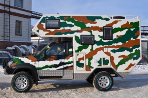 Автодом на базе УАЗ Патриот Карго: кемпер для бездорожья с пневмоподвеской и кухней