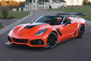 Почти новый Chevrolet Corvette ZR1 2019 года выставлен на аукцион в США