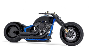 Harley-Davidson Softail Slim в стиле Bugatti: кастом с характером суперкара