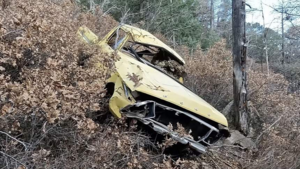 Команда спасателей отправилась за Toyota Tundra, а нашла забытый Ford в овраге