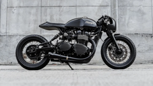 K-Speed создали мотоцикл Triumph Thruxton Shadow Racer с мрачным, но манящим обликом