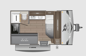 Jayco Jay Flight 130BH SLX Sport Edition 2026: компактный дом на колесах с максимальным комфортом