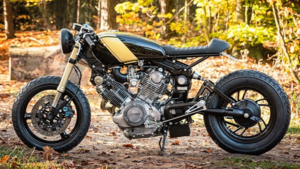 Польские мастера превратили Yamaha Virago в уникальный кафе-рейсер ручной работы