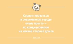 Анекдоты в середине недели: «Сориентироваться в современном городе очень просто…» (8 шт)