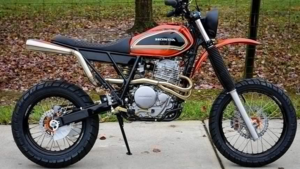 В Индиане создали уникальный кастом Honda XR650L в стиле ретро-скрэмблер