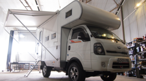 KIA Bongo 4WD с жилым модулем для пятерых: автодом для любых условий