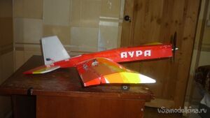 Создание  экспериментальной пилотажной авиамодели по классической схеме с крылом обратной стреловидности «Аура» СВ  – 249