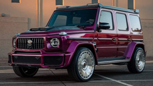 Фиолетовый Mercedes-AMG G 63 от Brabus с широким обвесом и дисками Forgiato