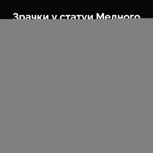 Зрачки Медного всадника