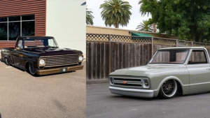 Два культовых пикапа: Chevrolet C10 с битурбо LS против Ford F-100 с компрессором