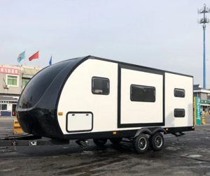 Уличный кемпер-прицеп с кабиной и лицензией для дорог: цена и детали
