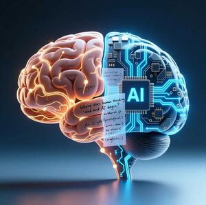 Где заканчивается человеческое мышление и начинается искусственный интеллект?