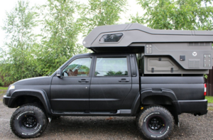 УАЗ Пикап с модулем STEALTH 1500: как выглядит доступный автодом для путешествий