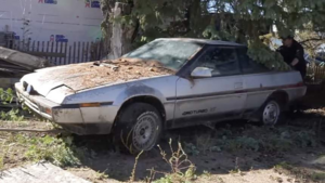 Редкий Subaru XT Turbo простоял под деревом 10 лет и удивил после мойки