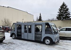 Российский электробус-шаттл с двумя кабинами: решение для сложных маршрутов